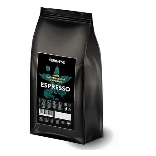 Кофе в зернах Veronese Espresso 70% арабика 30% робуста 1000 г в Газпромнефть