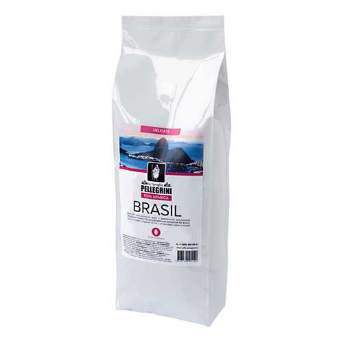 Кофе зерновой La famiglia Pellegrini Brasil 1000 г в Газпромнефть