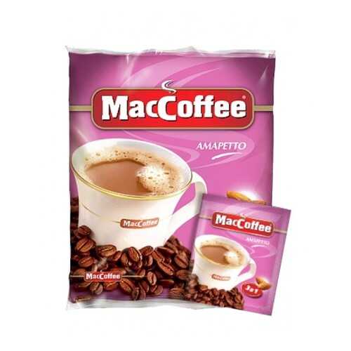Кофейный напиток растворимый MacCoffee амаретто 3в1 25 г 18 штук в Газпромнефть