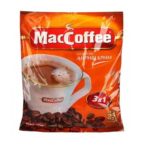 Кофейный напиток растворимый MacCoffee айриш крим 3в1 25 г 18 штук в Газпромнефть