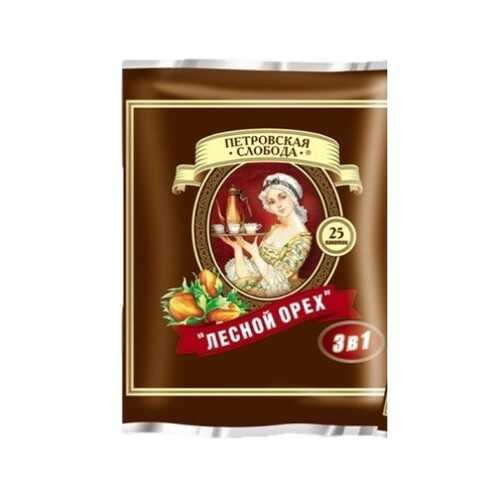 Кофейный напиток растворимый Петровская Слобода лесной орех 3в1 18 г 25 штук в Газпромнефть
