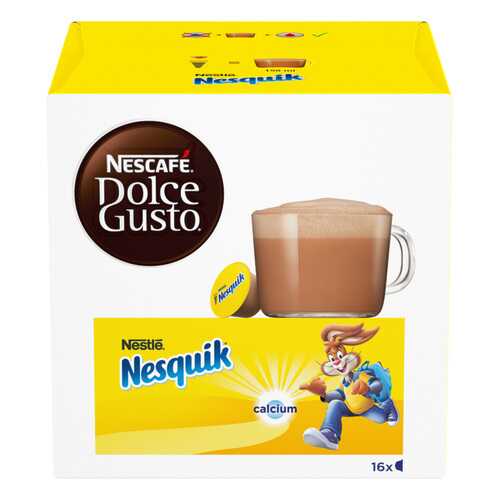 Шоколадный напиток в капсулах Nescafe Dolce Gusto nesquik 16 капсул в Газпромнефть