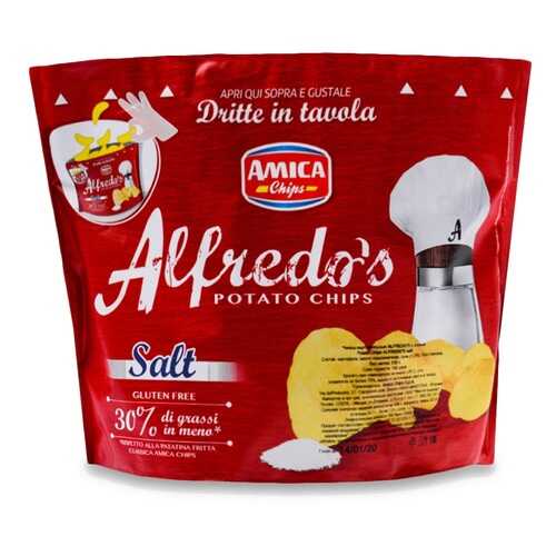 Чипсы картофельные Amica Chips с солью 135г Италия в Газпромнефть