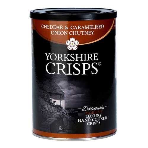 Чипсы картофельные Yorkshire Crisps с сыром чеддер и карамелизированным луком 100 г в Газпромнефть