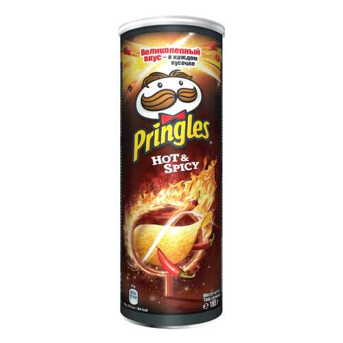 Чипсы Pringles острый и пряный 165 г в Газпромнефть