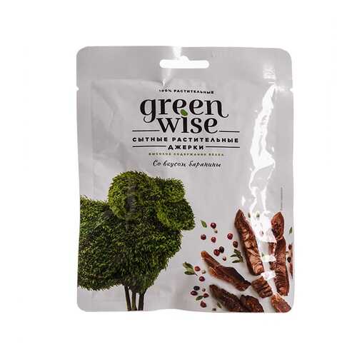 Растительные джерки вяленые Greenwise вкус Баранина 36г Россия в Газпромнефть