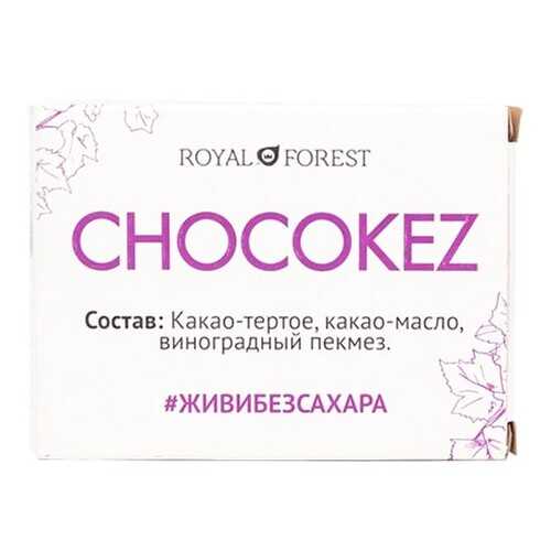 Шоколад Royal Forest Chocokez на виноградном пекмезе 30г в Газпромнефть