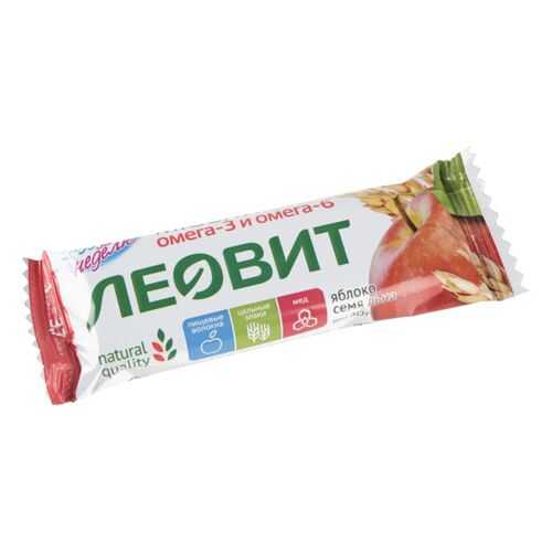 Батончик-мюсли яблоко Худеем за неделю с семенами льна 30 г в Газпромнефть