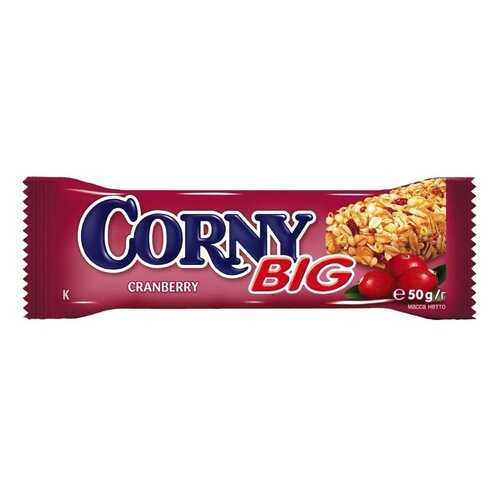 Corny BIG батончик злаковый с клюквой 24 штуки по 50г в Газпромнефть