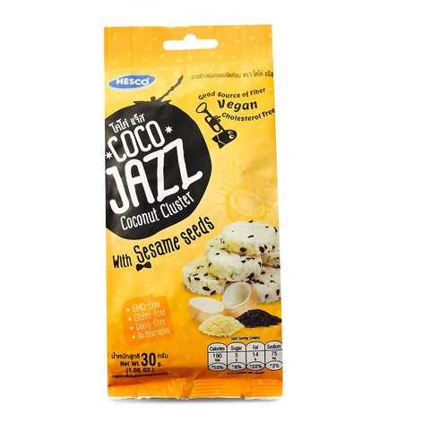 Снеки кокосовые Coco Jazz с кунжутом 30г Таиланд в Газпромнефть