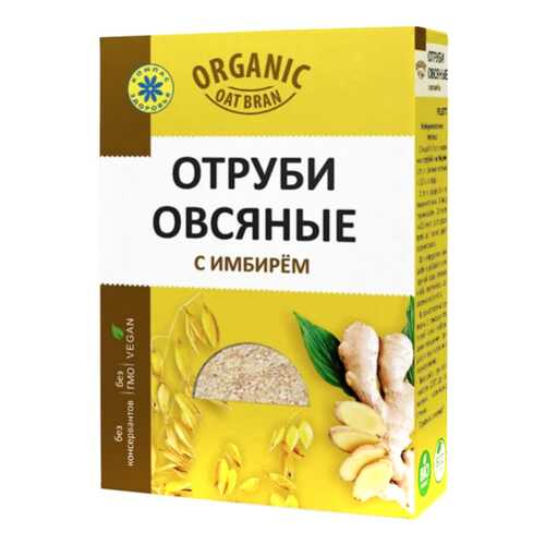 Отруби Компас Здоровья овсяные с имбирем 200 г в Газпромнефть