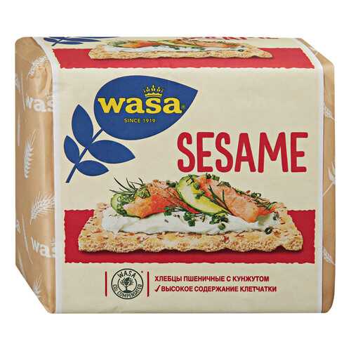 Хлебцы Wasa Sesame пшеничные с кунжутом 200 г в Газпромнефть