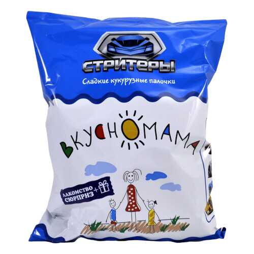 Кукурузные палочки Стритеры с игрушкой Вкусномама 65 г в Газпромнефть