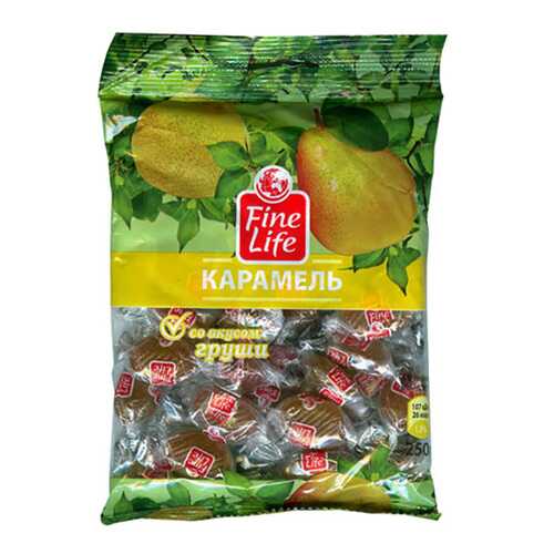 Карамель Fine Life леденцовая со вкусом груши 250 г в Газпромнефть