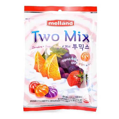 Карамель Melland Two mix фруктовая со сливками 100 г Южная Корея в Газпромнефть