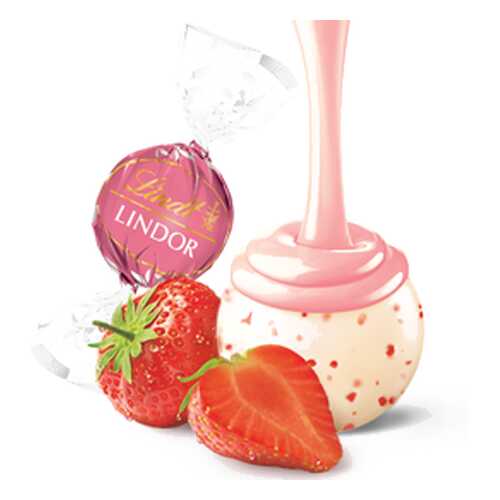 Конфеты Lindt линдор клубника и сливки 6 кг в Газпромнефть