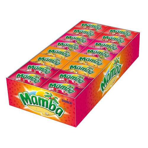Конфеты Mamba жевательные блок 48 штук *26,5 гр. в Газпромнефть