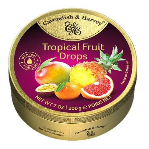 Леденцы Cavendish&Harvey tropical fruit с фруктовым соком 200 г в Газпромнефть