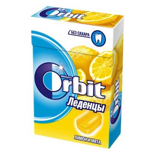 Леденцы Orbit лимон и мята 35 г в Газпромнефть