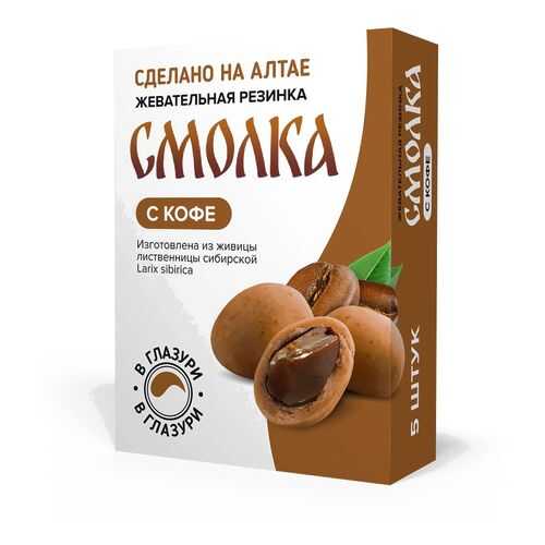 Смолка с кофе в глазури 5 шт в Газпромнефть