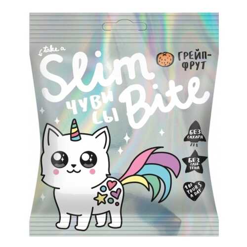 Мармелад Фруктово-ягодный Bite Slim Unicorn Грейпфрут 20 штук по 20гр в Газпромнефть