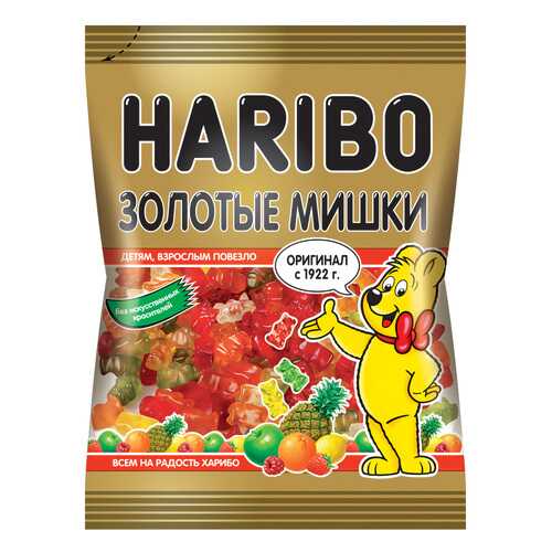 Мармелад Haribo жевательный золотые мишки 70 г в Газпромнефть
