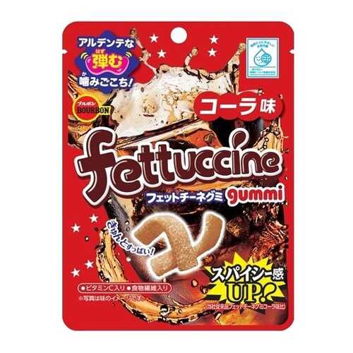 Мармелад жевательный Bourbon Fettuccine Gummi со вкусом колы 50 г в Газпромнефть
