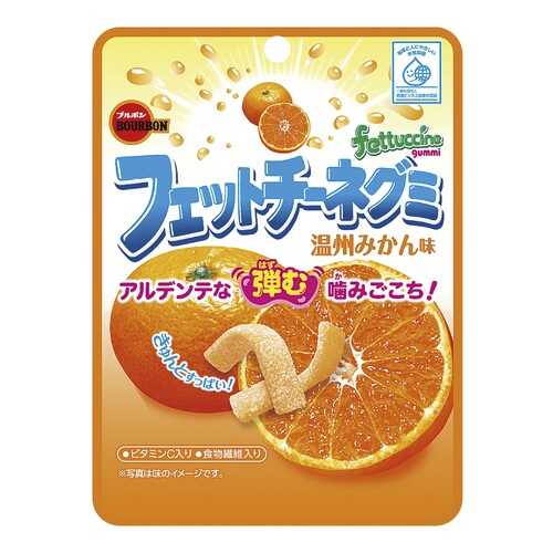Мармелад жевательный Fettuccine Gummi, со вкусом апельсина, 50 гр,Япония в Газпромнефть