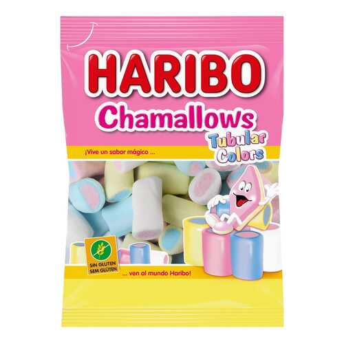 Шамеллоус Haribo цветные трубочки 90 г в Газпромнефть
