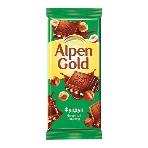 Шоколад ALPEN GOLD молочный с фундуком 90г*5 шт в Газпромнефть