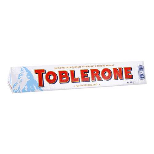 Шоколад белый Toblerone с медом и миндальной нугой 100 г в Газпромнефть