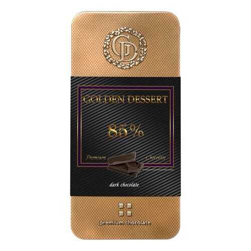 Шоколад Golden Dessert 85%, горький шоколад, 100 гр в Газпромнефть