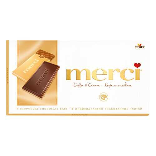 Шоколад молочный Merci кофе и сливки 100 г в Газпромнефть