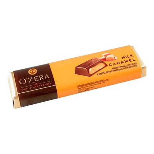 Шоколад молочный OZera milk caramel с мягкой карамельной начинкой 50 г в Газпромнефть