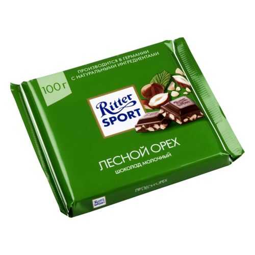 Шоколад молочный Ritter Sport лесной орех 100 г в Газпромнефть