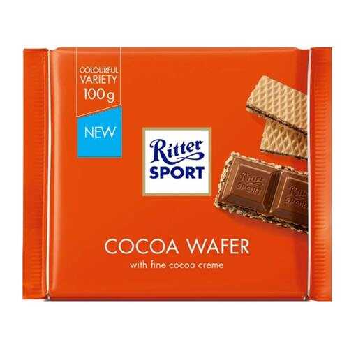 Шоколад Ritter Sport Молочный с начинкой какао и вафли 100г в Газпромнефть