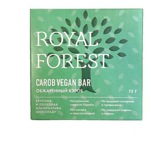 Шоколад Веганский, из обжаренного кэроба Royal Forest 75 г в Газпромнефть