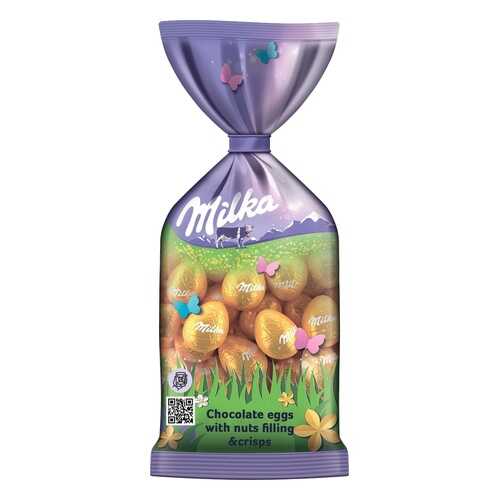 Шоколадные яйца Milka мини с орехом 100 г в Газпромнефть