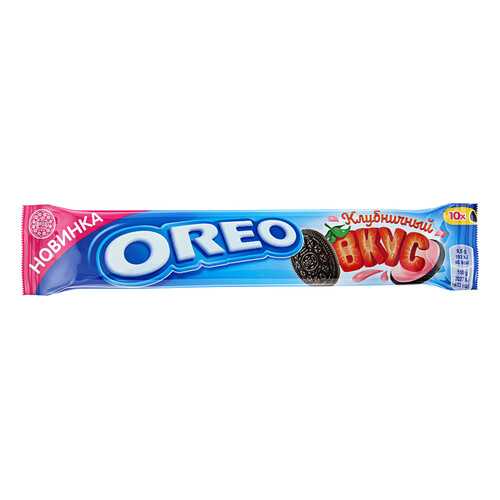 OREO печенье с какао и начинкой клубника 95г в Газпромнефть