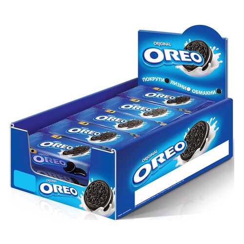OREO печенье с какао и начинкой с ванильным вкусом 38г по 12 шт в Газпромнефть