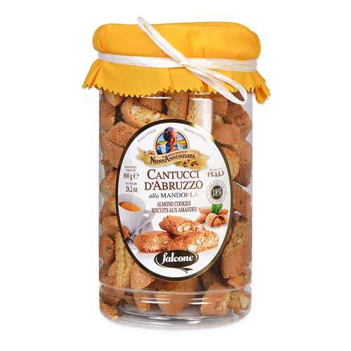 Печенье Falcone Cantuccini с миндалем 800г в тубе в Газпромнефть