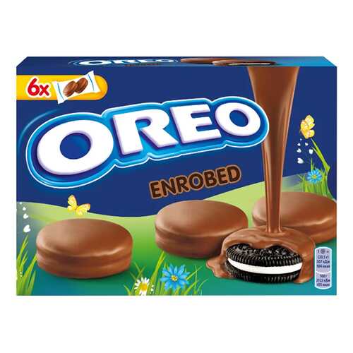 Печенье Oreo с ванильным вкусом в молочном шоколаде 246 г в Газпромнефть