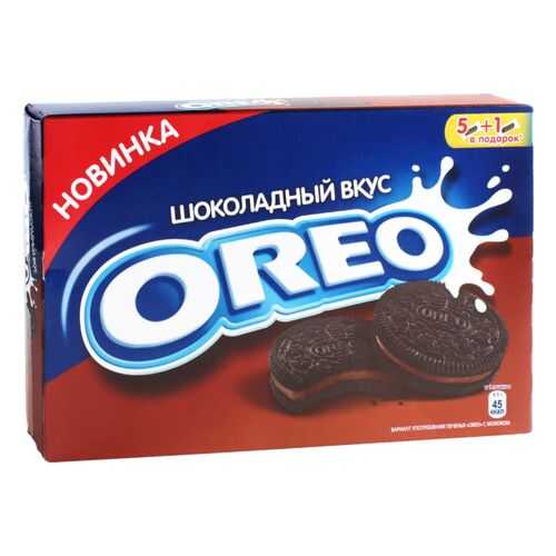 Печенье Oreo шоколадный вкус 228 г в Газпромнефть