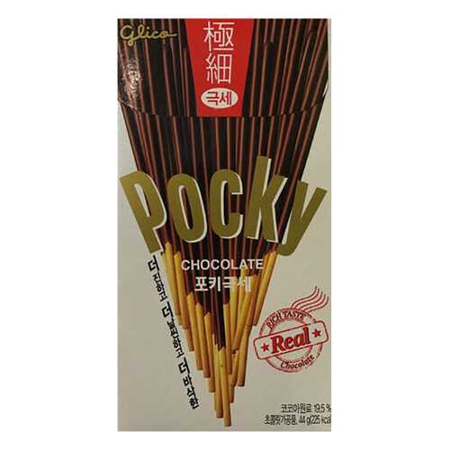 Печенье Pocky палочки супер тонкие шоколад 75 г в Газпромнефть