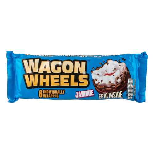 Печенье Wagon wheels с суфле и джемом 228 г в Газпромнефть