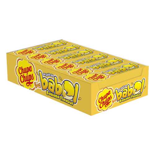 Жевательная резинка Chupa Chups big babol банан 21 г в Газпромнефть