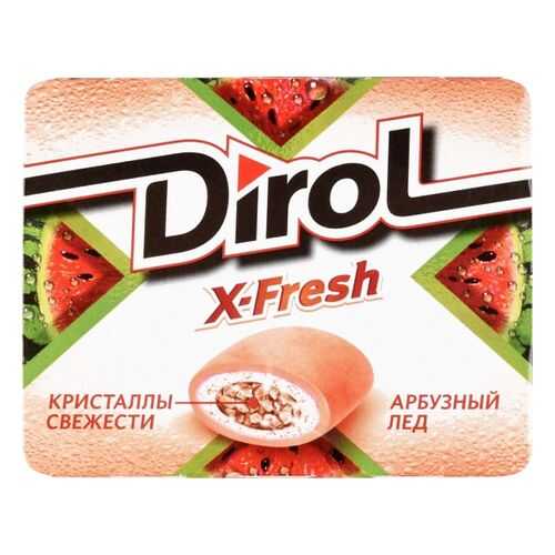 Жевательная резинка Dirol x-fresh арбузный лед 16 г в Газпромнефть