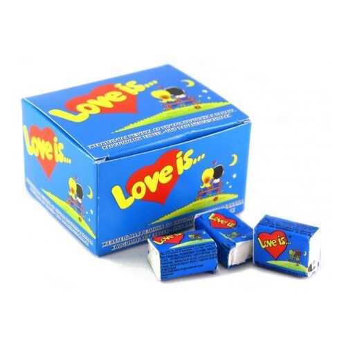 Жевательная резинка Love is банан-клубника 4.2 г 100 штук в Газпромнефть