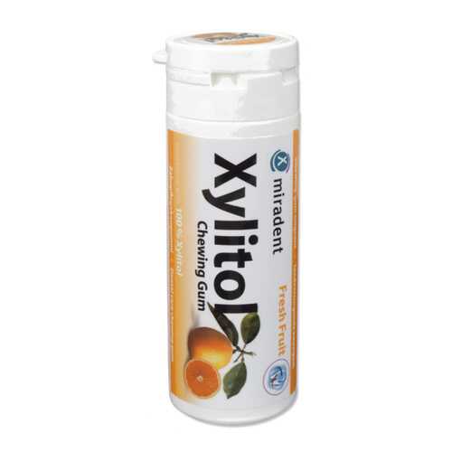 Жевательная резинка Miradent xylitol chewing gum свежие фрукты в Газпромнефть
