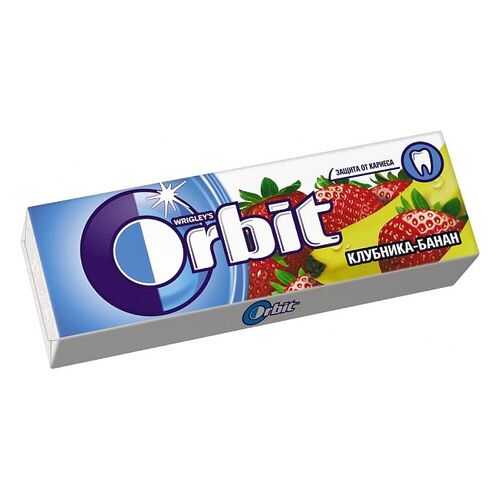 Жевательная резинка Orbit клубника-банан 13.6 г в Газпромнефть